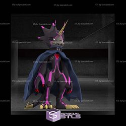Digimon Ghost Game GulusGammamon STL Files