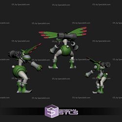 Digimon Zerimon Evolution Line STL Files