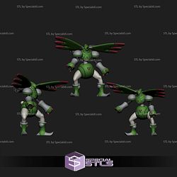 Digimon Zerimon Evolution Line STL Files