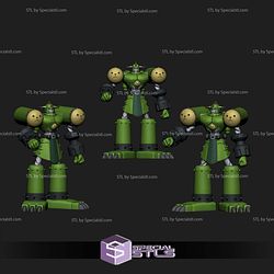 Digimon Zerimon Evolution Line STL Files