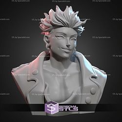 Enjin Bust Gachaikuta STL Files