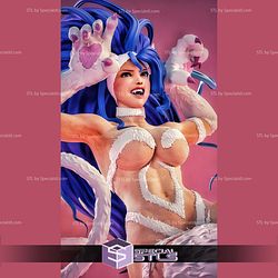 Felicia Darkstalkers White Cat 1-4 STL Files