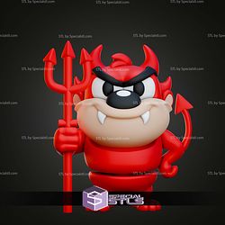 Flexi Taz Devil Halloween STL Files