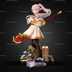 Frieren Blue Flower 200mm STL Files