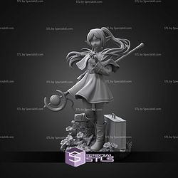 Frieren Blue Flower 200mm STL Files