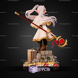 Frieren Blue Flower 200mm STL Files