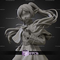 Frieren Blue Flower 200mm STL Files