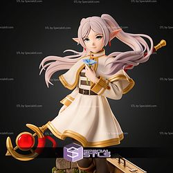 Frieren Blue Flower 200mm STL Files