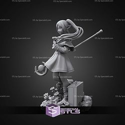 Frieren Blue Flower 200mm STL Files