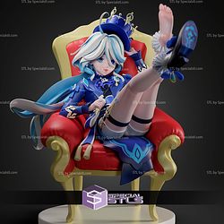 Furina de Fontaine Genshin Impact 207mm STL Files