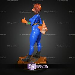 Furry Vault Girl STL Files