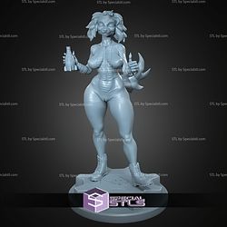 Furry Vault Girl STL Files