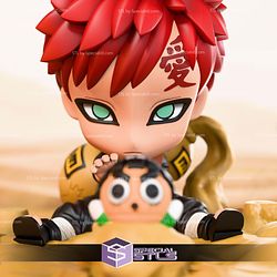 Gaara Sand Chibi 95mm STL Files