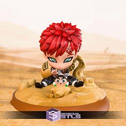 Gaara Sand Chibi 95mm STL Files