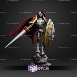 Gallantmon Digimon Stand Pose STL Files