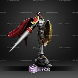 Gallantmon Digimon Stand Pose STL Files