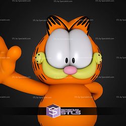 Garfield Cat 66mm STL Files