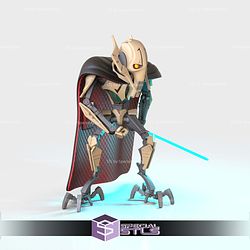 General Grievous Multipart STL Files