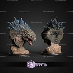 Godzilla Bust Basic STL Files