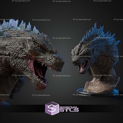 Godzilla Bust Basic STL Files