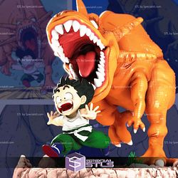 Gohan Kid and Dinosaur STL Files