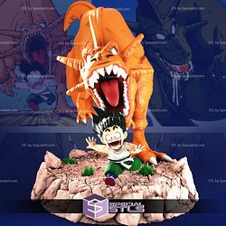 Gohan Kid and Dinosaur STL Files