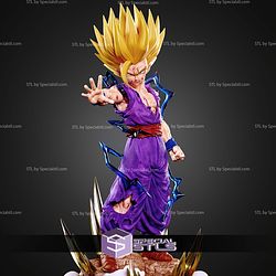 Gohan SSJ2 Shoot 250mm STL Files