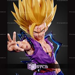 Gohan SSJ2 Shoot 250mm STL Files