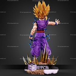 Gohan SSJ2 Shoot 250mm STL Files