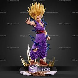 Gohan SSJ2 Shoot 250mm STL Files
