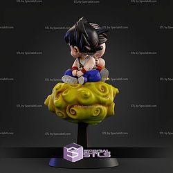 Goku and Krillin Cloud Fly STL Files