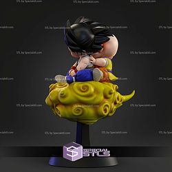 Goku and Krillin Cloud Fly STL Files