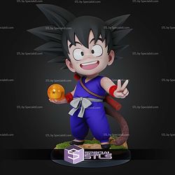 Goku Dragon Ball Chibi 129mm STL Files