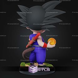 Goku Dragon Ball Chibi 129mm STL Files