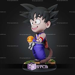 Goku Dragon Ball Chibi 129mm STL Files