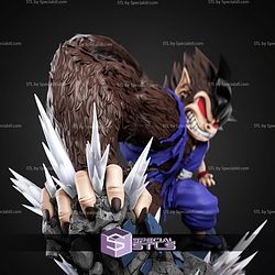Goku First Transformation 160mm STL Files