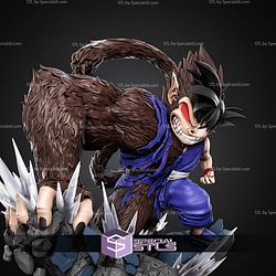 Goku First Transformation 160mm STL Files