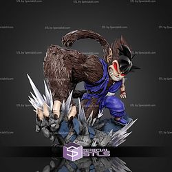 Goku First Transformation 160mm STL Files