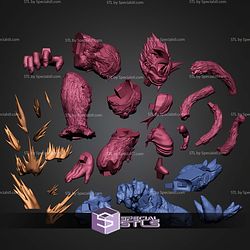 Goku First Transformation 160mm STL Files
