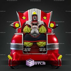 Gran Kaio on Throne STL Files