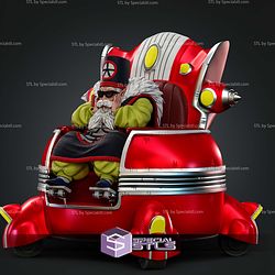 Gran Kaio on Throne STL Files