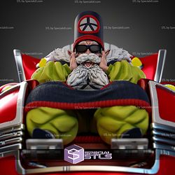 Gran Kaio on Throne STL Files