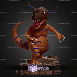 Greymon Digimon V3 Basic STL Files