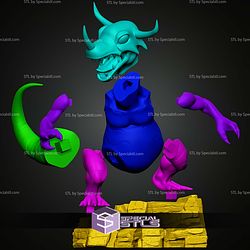 Greymon Digimon V3 Basic STL Files