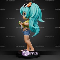 Hatsume Miku Chibi 170mm STL Files