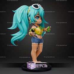 Hatsume Miku Chibi 170mm STL Files