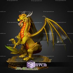 Heroes 3 Gold Dragon STL Files