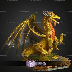 Heroes 3 Gold Dragon STL Files