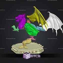 Heroes 3 Gold Dragon STL Files
