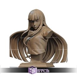 Hinata Naruto Lion Fist Bust STL Files